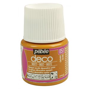 Farba Pebeo Deco Matowa 45ml, Ochra/51 Ochre
